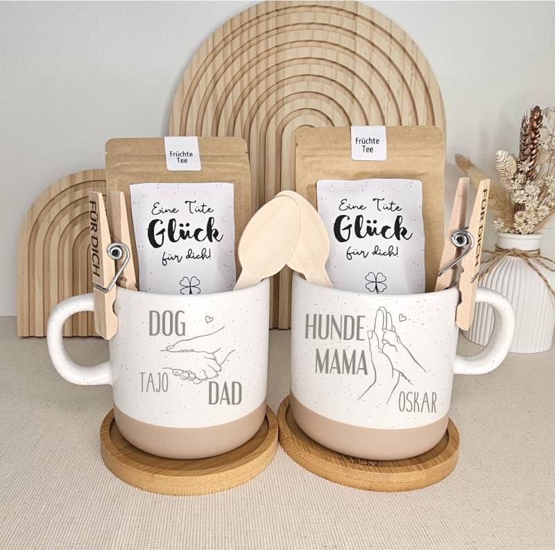 Tasse Personalisiert Für Hundeliebhaber | Kaffeetasse Dog Mom Dad Geschenkidee Hundemama & Hundepapa Hundebesitzer von Etsy - DieFarbkleckserei123