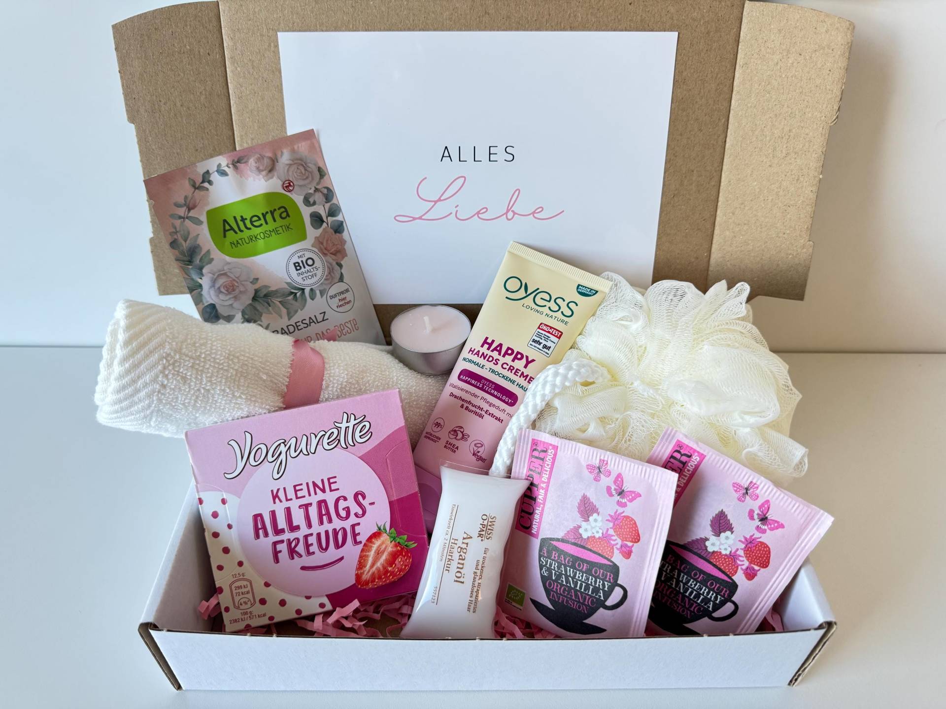 Geschenkkorb, Geschenkbox, Wellnessbox, Überraschung Geburtstag Muttertag von Etsy - DieKonfettikiste