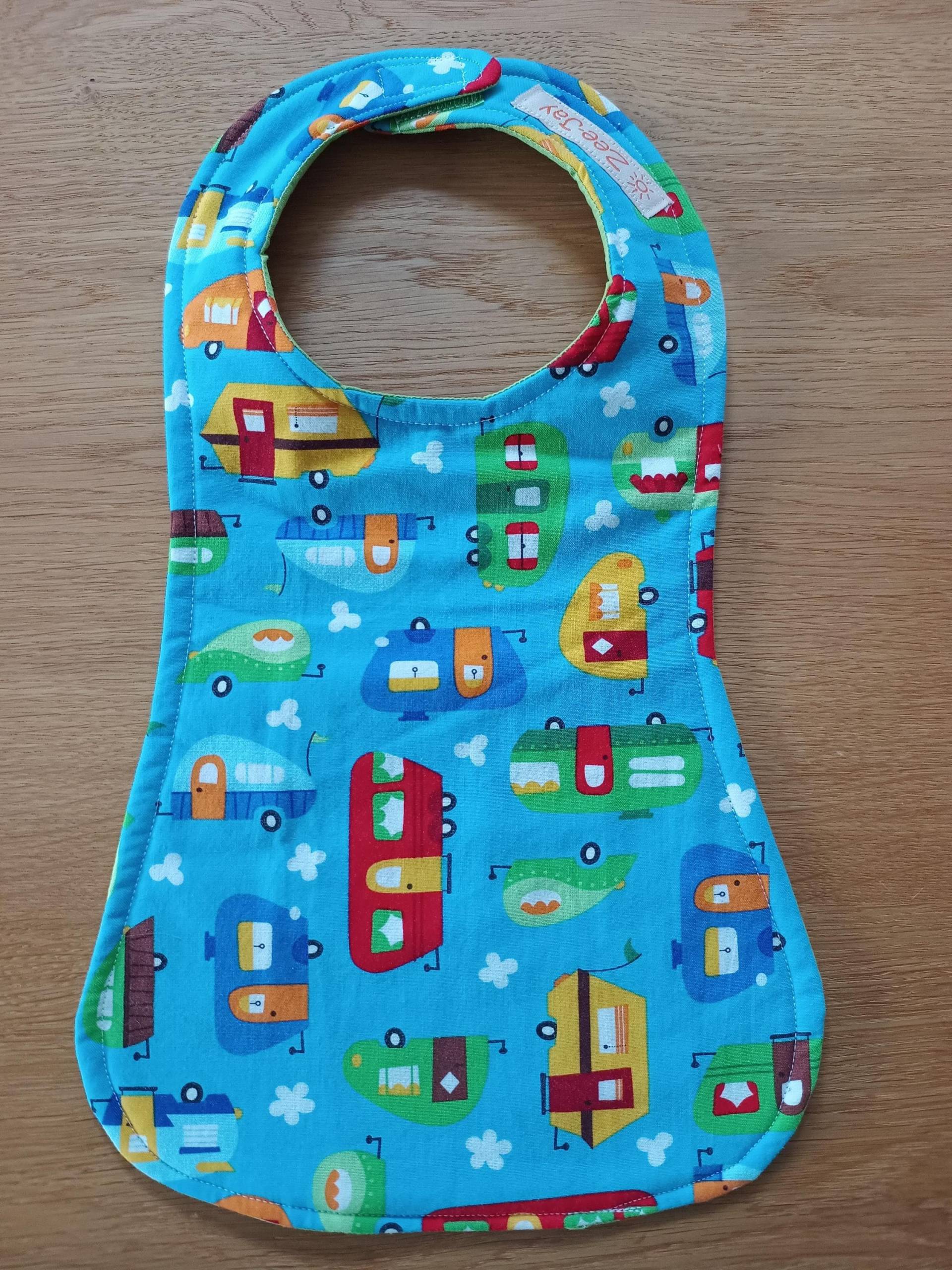 Baby Lätzchen Personalisiert Schlabberlatz Babylätzchen Fahrzeuge Wohnwagen Autos Punkte Geschenk von Etsy - DieLaetzchennaeherei