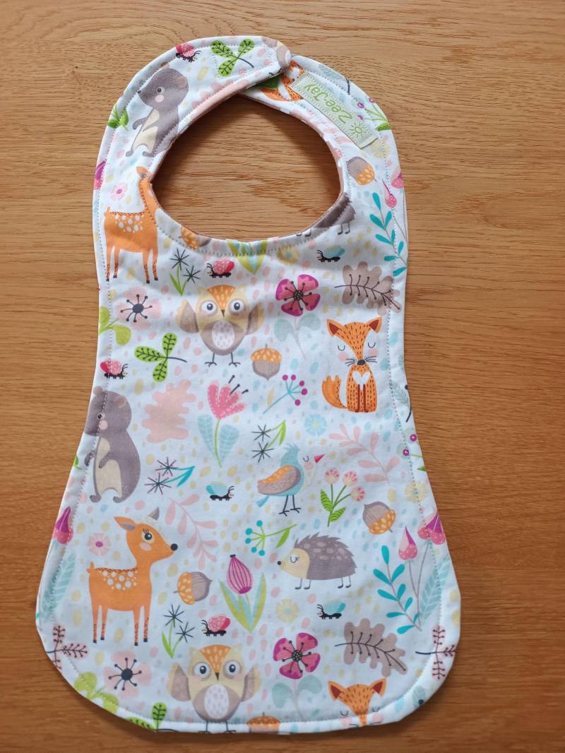 Baby Lätzchen Schlabberlatz Babylätzchen Personalisiert Eulen Tiere Wald Punkte Geschenk von Etsy - DieLaetzchennaeherei