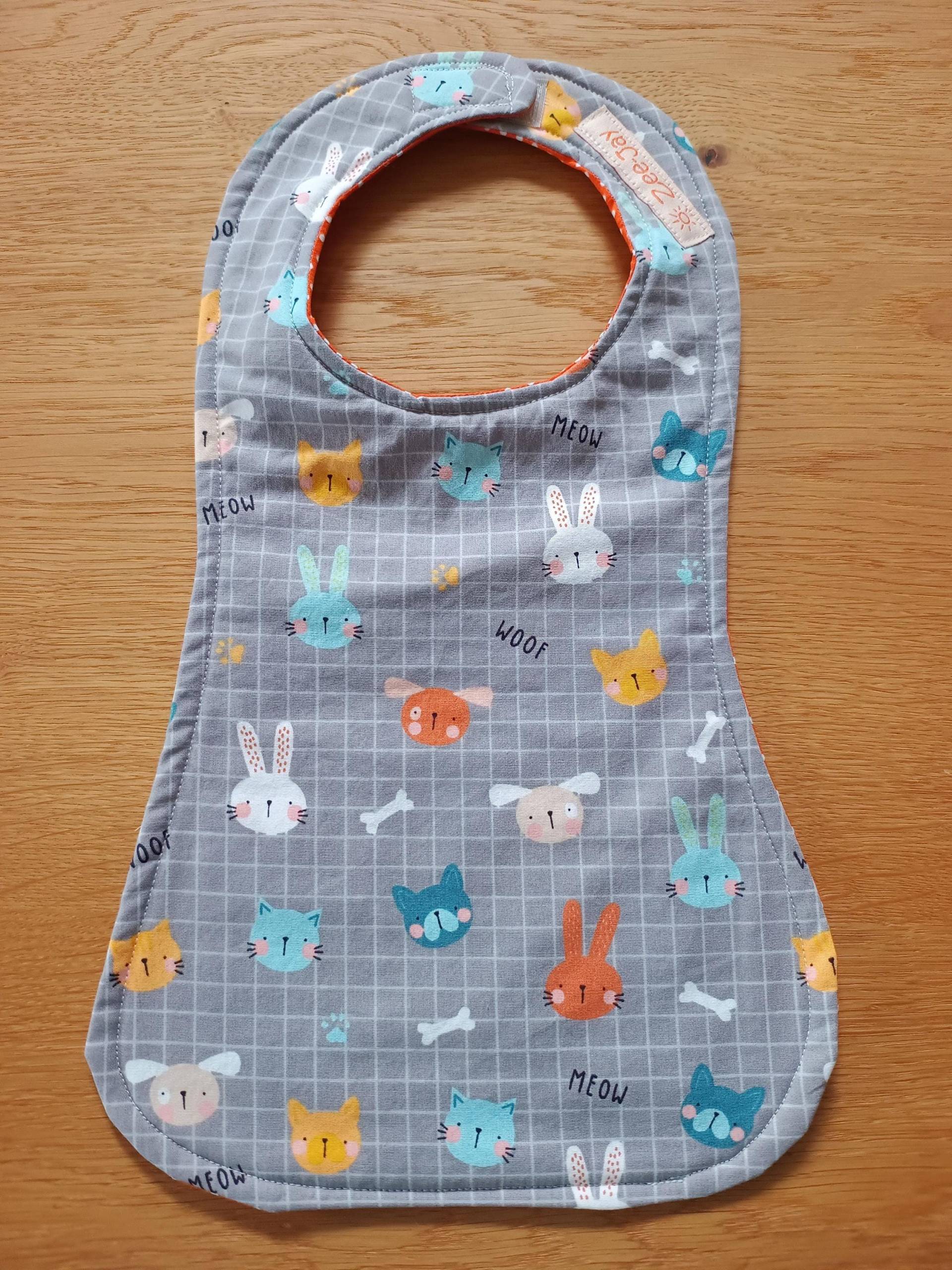 Baby Lätzchen Schlabberlatz Babylätzchen Personalisiert Eulen Tierehunde Katzen Punkte Geschenk von Etsy - DieLaetzchennaeherei