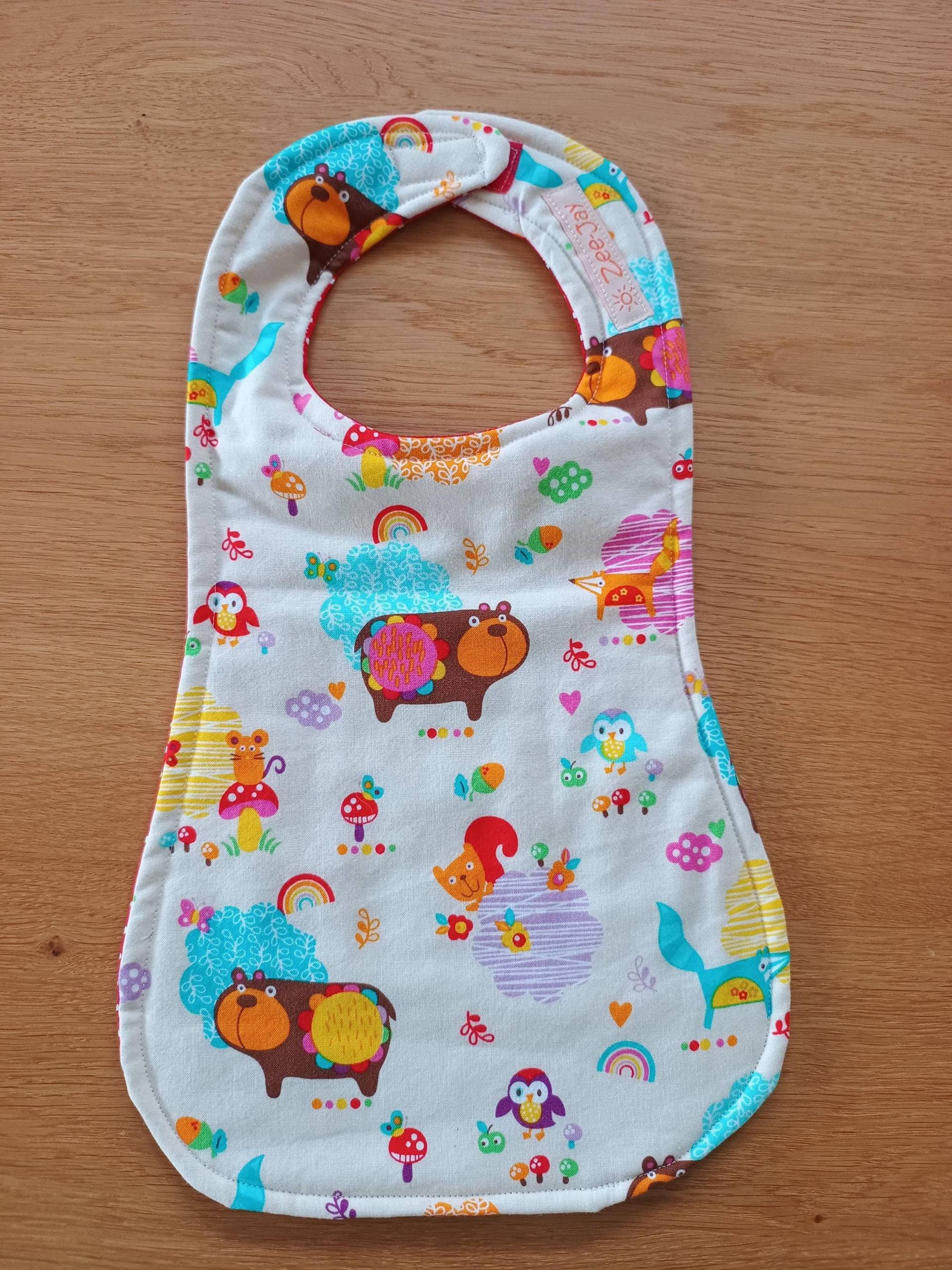 Baby Lätzchen Schlabberlatz Babylätzchen Regenbogen Personalisiert Eulen Tiere Punkte Geschenk von Etsy - DieLaetzchennaeherei