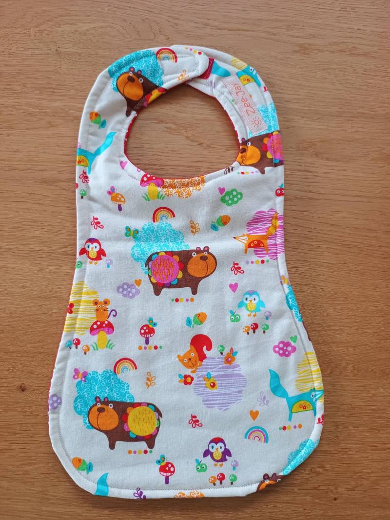 Baby Lätzchen Schlabberlatz Babylätzchen Regenbogen Personalisiert Eulen Tiere Punkte Geschenk von Etsy - DieLaetzchennaeherei
