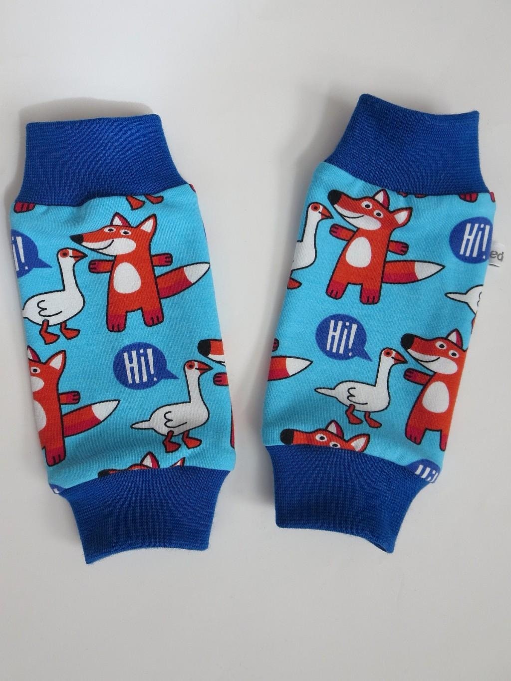 Babylegs Stulpen Fuchs Und Gans Blau Babylegs Stulpen Fuchs Und Gans Blau von Etsy - DieLederbande