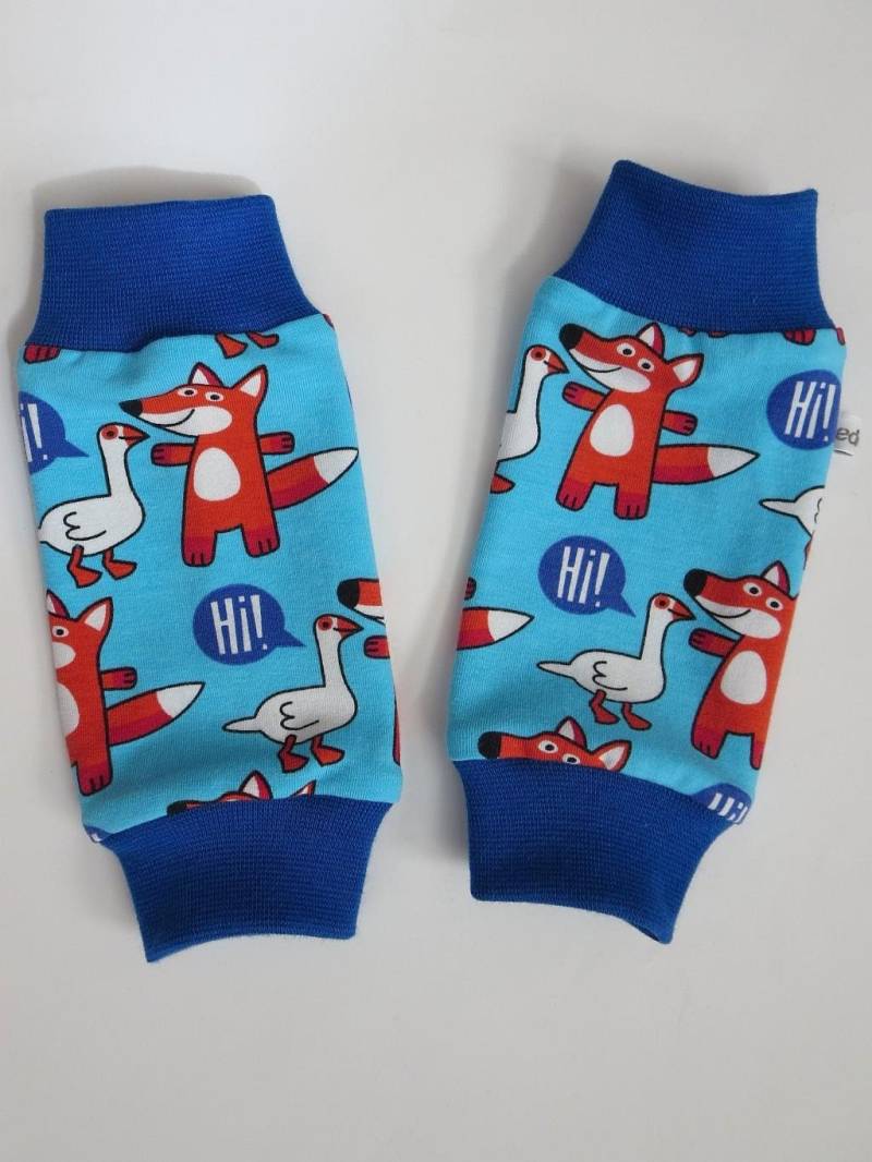 Babylegs Stulpen Fuchs Und Gans Blau Babylegs Stulpen Fuchs Und Gans Blau von Etsy - DieLederbande