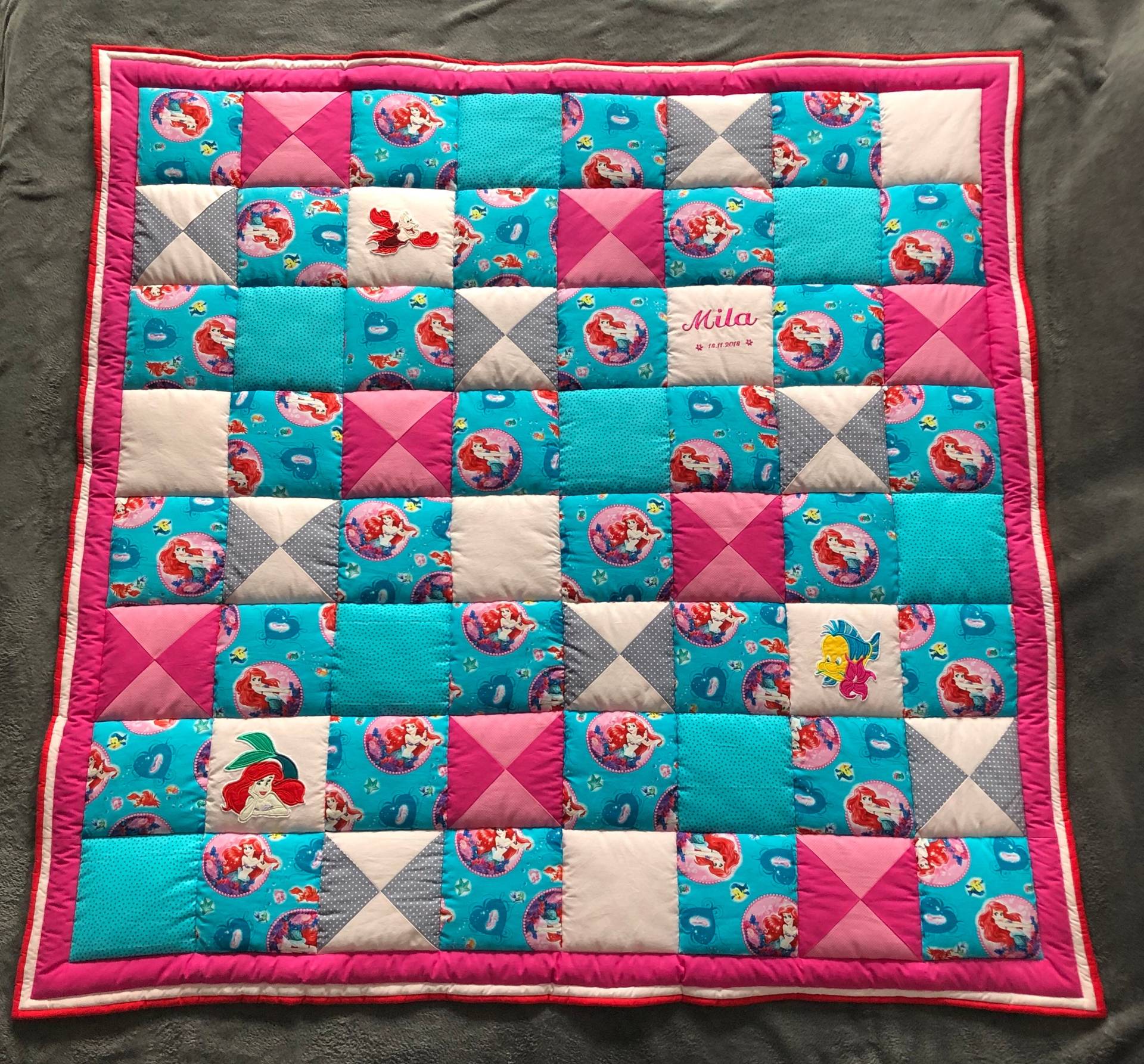 Krabbeldecke „ Ariel Krabbeldecke „ Ariel von Etsy - DieNanc
