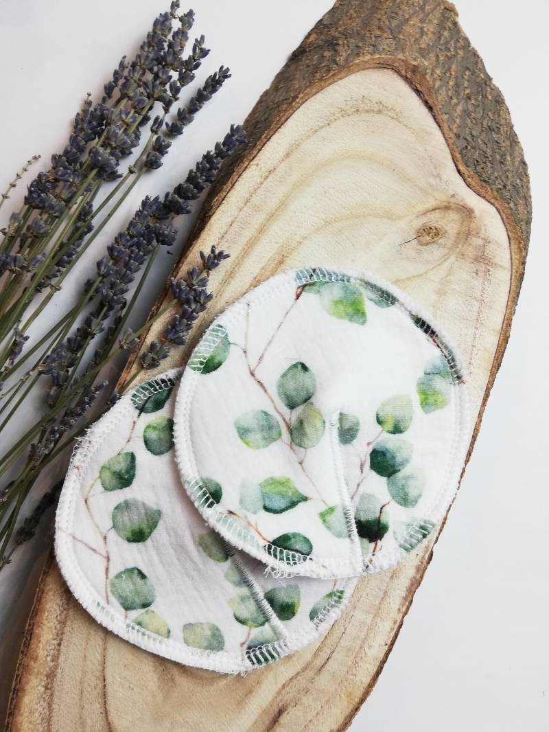 Wiederverwendbare Stilleinlagen Baumwolle | Bio, 3-Lagig Hütchenform, Stillpads Zerowaste Waschbare Stillhelfer Umweltfreundlich Nachhaltig von Etsy - DieSchnukkis