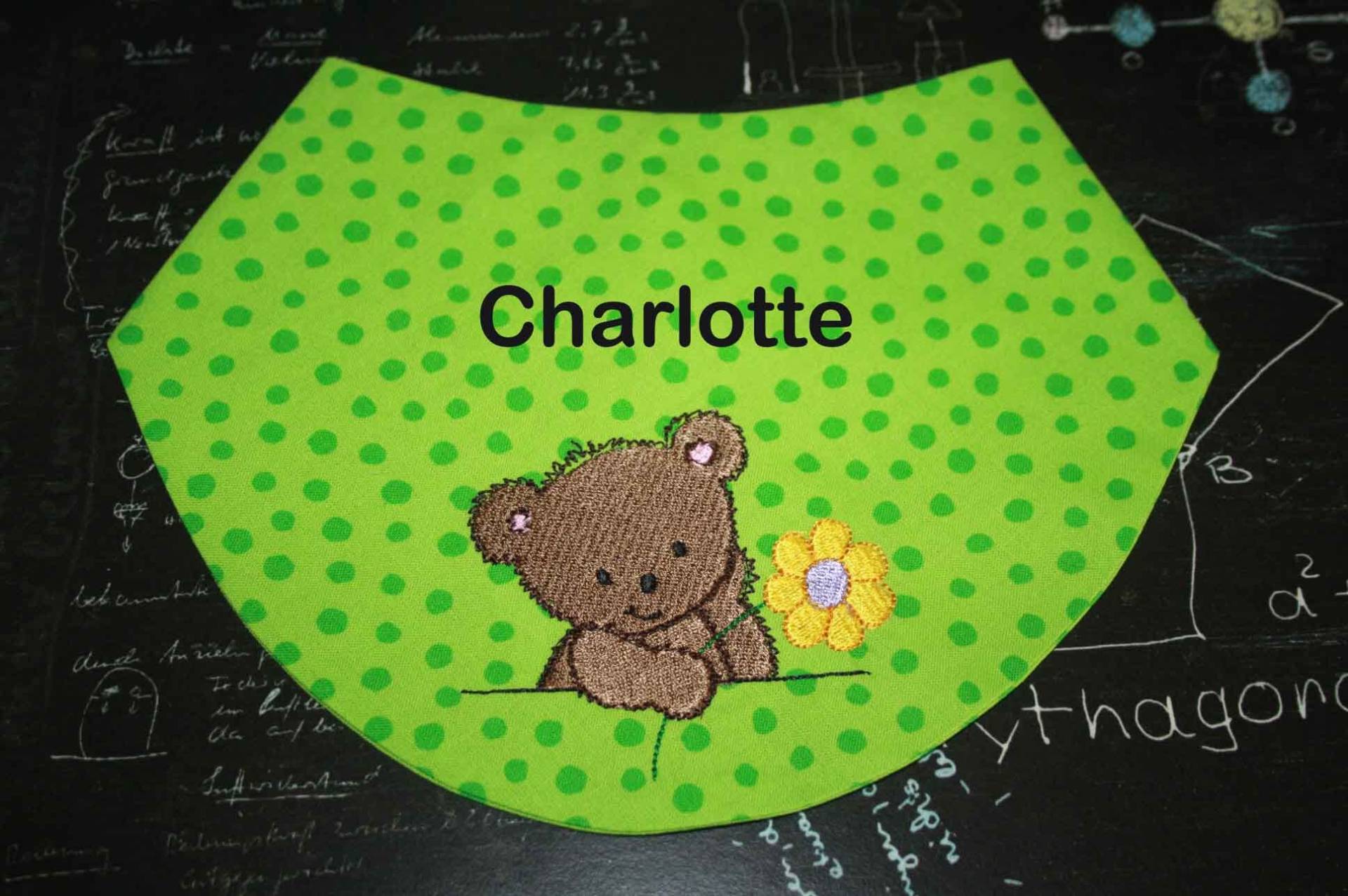 Halstuch Lätzchen Teddy Bär Blümchen Mit Namen W257 Halstuch Lätzchen Teddy Bär Blümchen Mit Namen W257 von Etsy - DieWichtelstickerei