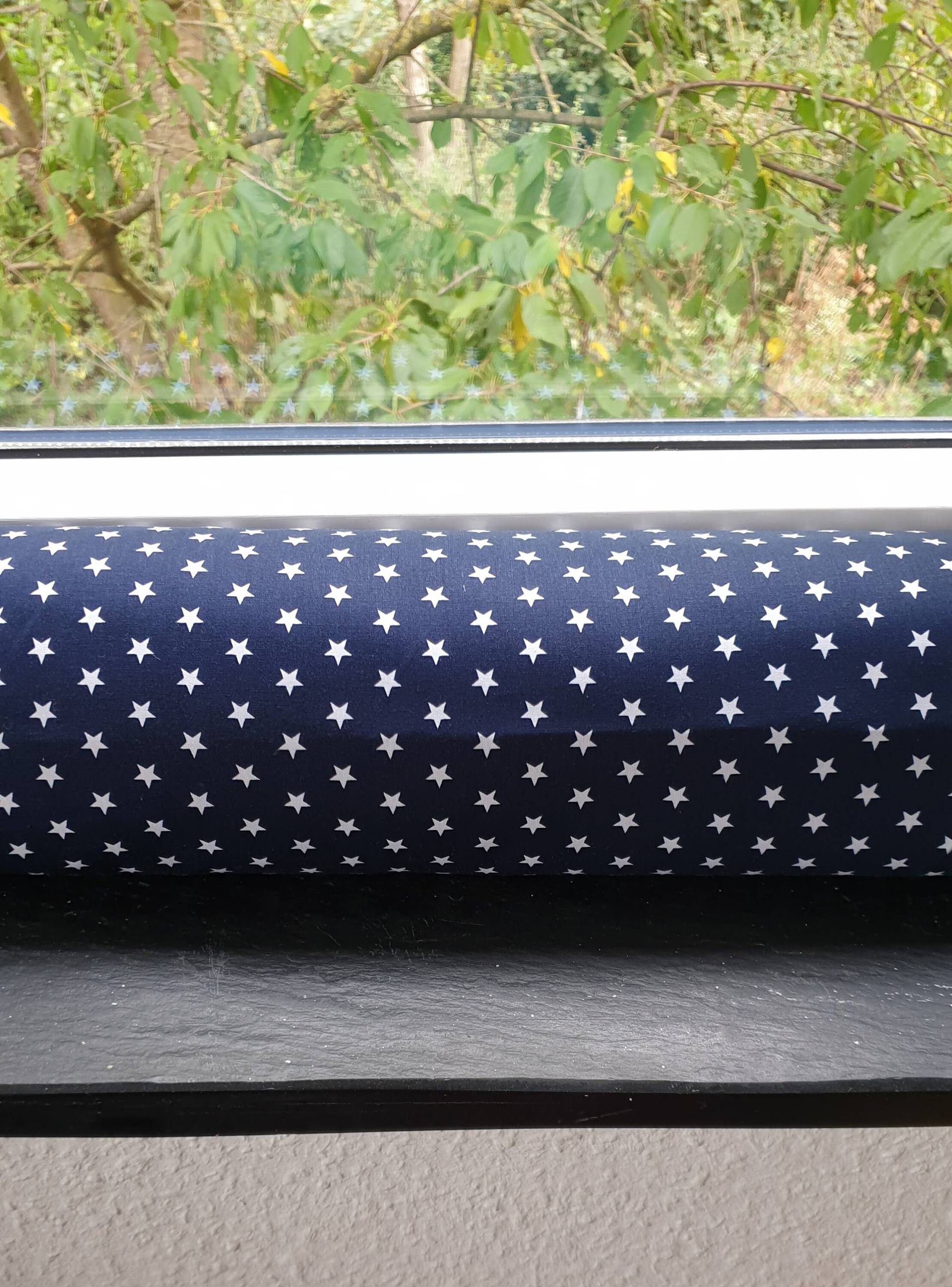 Zugluftkissen Zugluftstopper Zugluftschlange Zugluftdackel Sterne Dunkelblau W29 von Etsy - DieWichtelstickerei