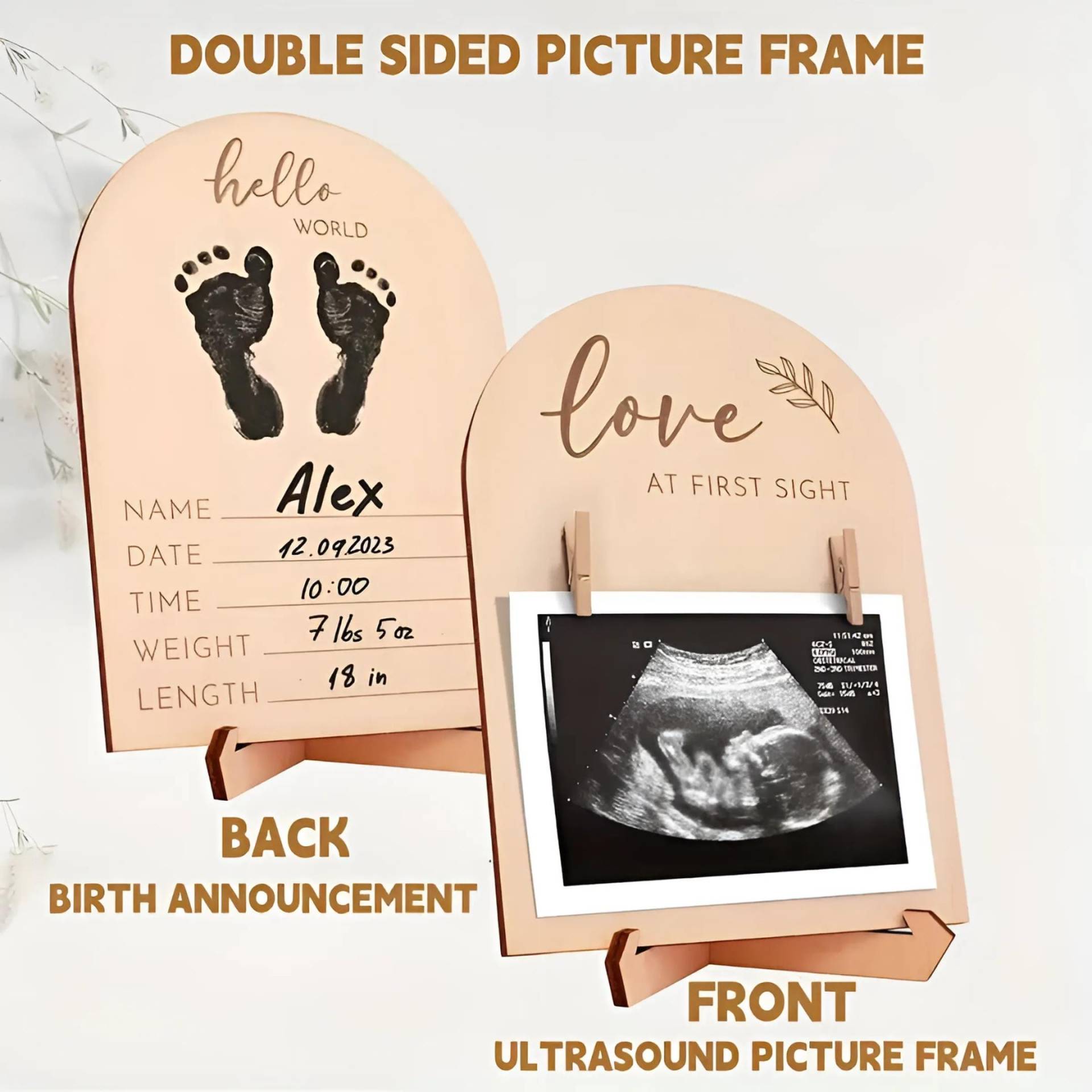 Hölzerner Ultraschall-Fotorahmen, Geschenk Geburt, Baby-Geschenke, Schwangerschaftansagezeichen, Schwangerschaftsgeschenk Für Mütter, Raumdekor Hölzerner Ultraschall-Fotorahmen, Geschenk Geburt, Baby-Geschenke, Schwangerschaftansagezeichen, Schwangerschaftsgeschenk Für Mütter, Raumdekor von Etsy - DioziShop