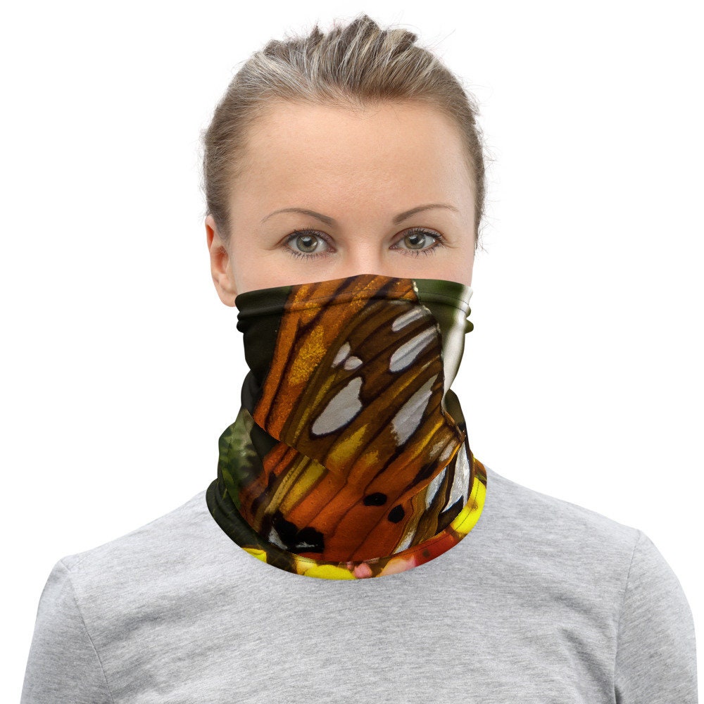 Halstuch, Gesichtsmasken, Stirnbänder, Halswärmer, Bandana, Floral, Einzigartiges Design, Armband, Schmetterling, Natur, Orange, Gelb, Rosa Halstuch, Gesichtsmasken, Stirnbänder, Halswärmer, Bandana, Floral, Einzigartiges Design, Armband, Schmetterling, Natur, Orange, Gelb, Rosa von Etsy - DistortedRainbowsArt