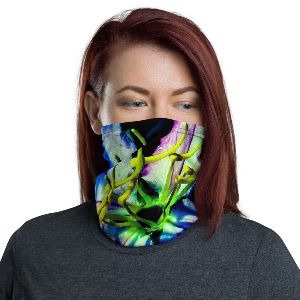 Halstuch, Gesichtsmasken, Stirnbänder, Halswärmer, Bandana, Floral, Einzigartiges Design, Authentisch, Armband, Blumen, Lila, Pink, Yelllow Halstuch, Gesichtsmasken, Stirnbänder, Halswärmer, Bandana, Floral, Einzigartiges Design, Authentisch, Armband, Blumen, Lila, Pink, Yelllow von Etsy - DistortedRainbowsArt