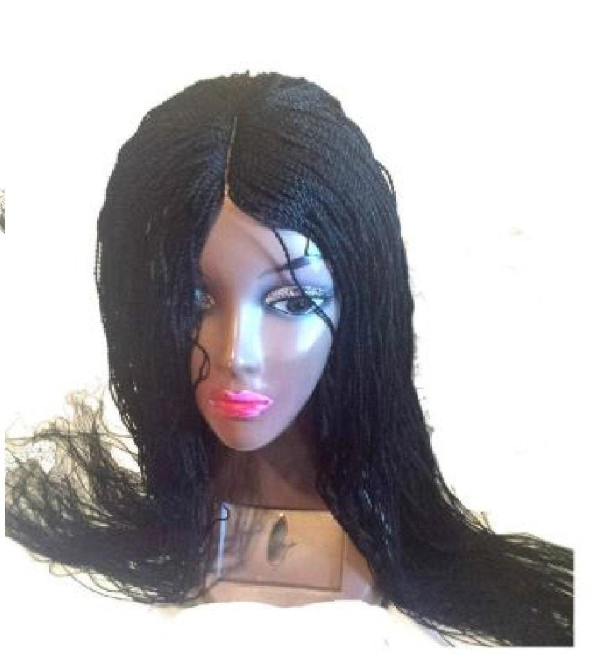 Hand Geflochtene Schwarze Kleine Twist Lace Front Perücke - 26 "Zoll von Etsy - Diutobaby