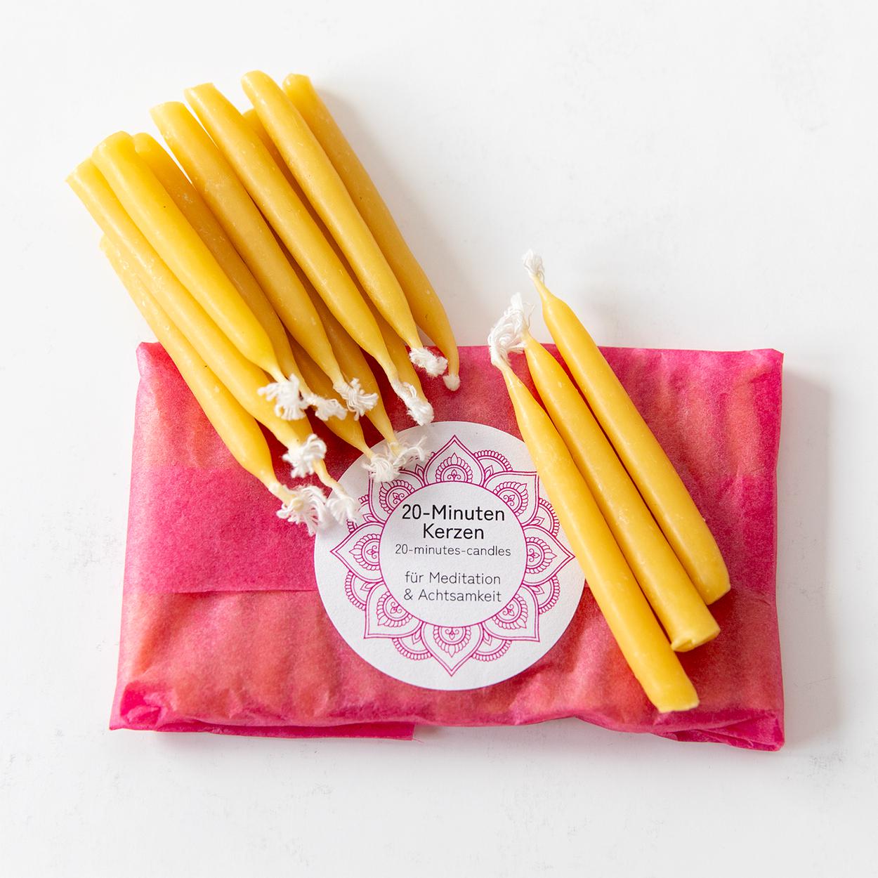 20-Minuten-Kerzen | Nachfüllpackung Mit 15 X Geschenkset Yoga, Meditation, Achtsamkeit Mindfulness Yoga Geschenk von Etsy - DivasyaYoga