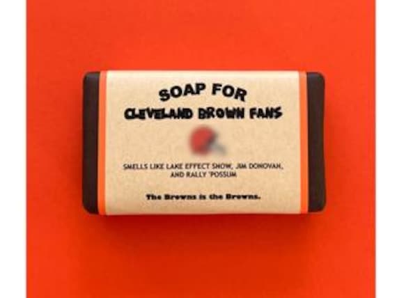 Cleveland Browns Geschenk - Seife Lustiges Einzigartiges Personalisiertes Geschenk, Um Fan Zu Feiern Cleveland Browns Geschenk - Seife Lustiges Einzigartiges Personalisiertes Geschenk, Um Fan Zu Feiern von Etsy - DopeSoapzz