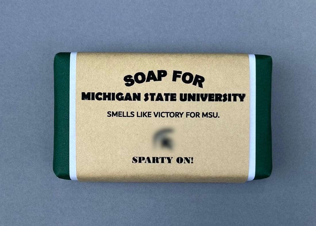 Michail State Universität Seife - Msu Spartans Geschenk Für College, Care Paket Michail State Universität Seife - Msu Spartans Geschenk Für College, Care Paket von Etsy - DopeSoapzz