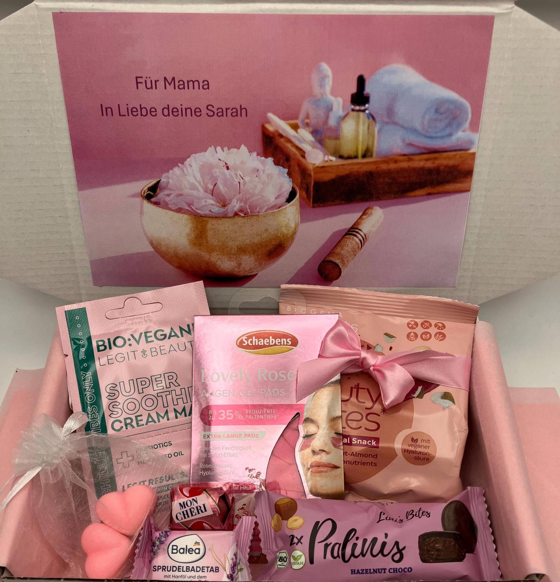Personalisiertes Muttertagsgeschenk, Vegane Spa Geschenkbox in Pink, Snacks, Passt Für Geburtstag, Beste Freundin Personalisiertes Muttertagsgeschenk, Vegane Spa Geschenkbox in Pink, Snacks, Passt Für Geburtstag, Beste Freundin von Etsy - DorisOsterreich