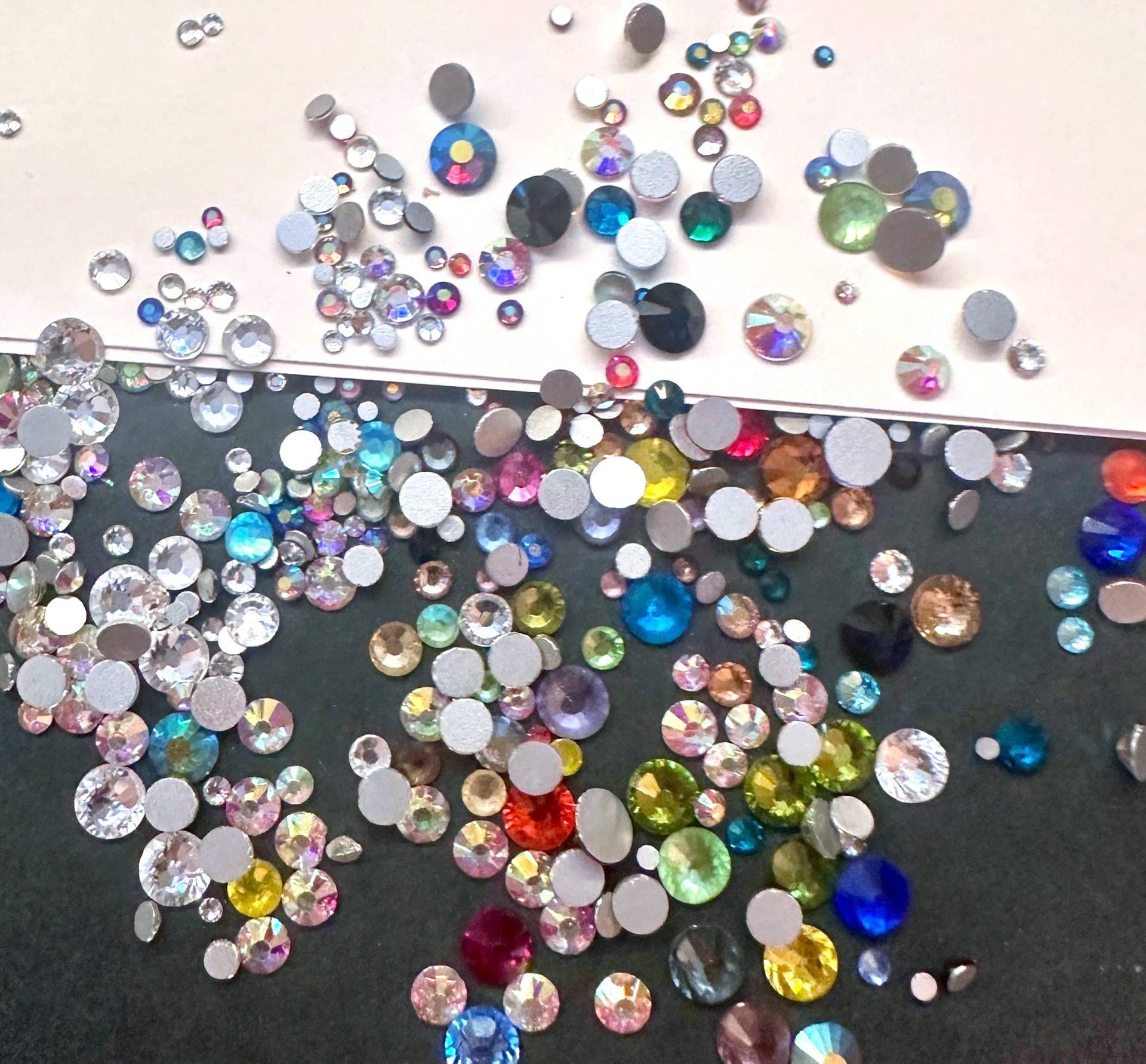 Ab Nail Art Strasssteine, Funkelnde, Flache Glassteine, 3D-Dekorationen von Etsy - DorraDesign