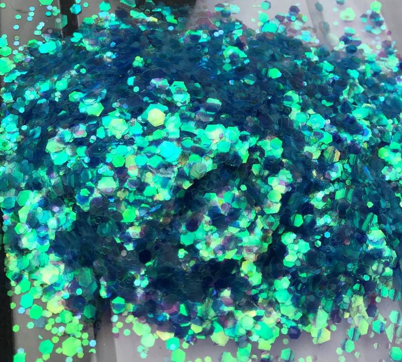 Mix 1mm, 2mm, 3mm, Irisierendes Nagelglitzerpulver Sechseckform Rosa Farbe Nail Art Pulver Glitzer Für Grobes Glitzerpulver Pailletten von Etsy - DorraDesign