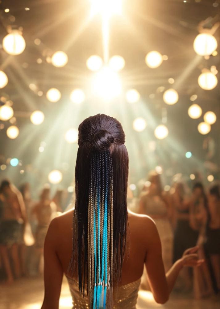 Bortenband Blau Golden Bortenband Blau Golden von Etsy - Draidsnbraids