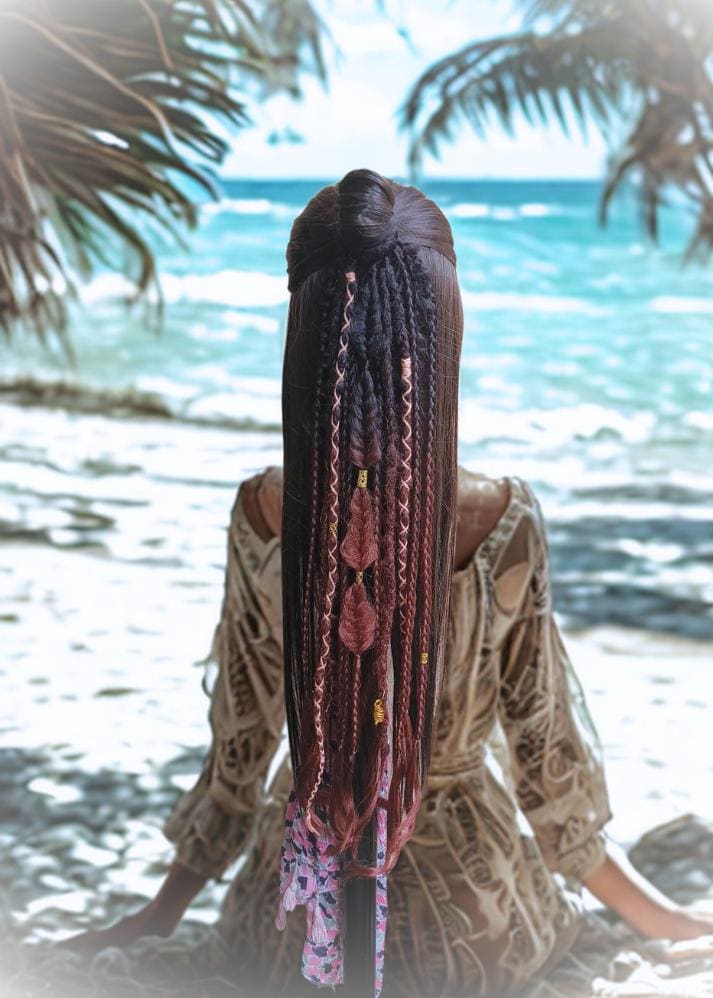 Braunes Dreads Und Braids Haarband Braunes Dreads Und Braids Haarband von Etsy - Draidsnbraids
