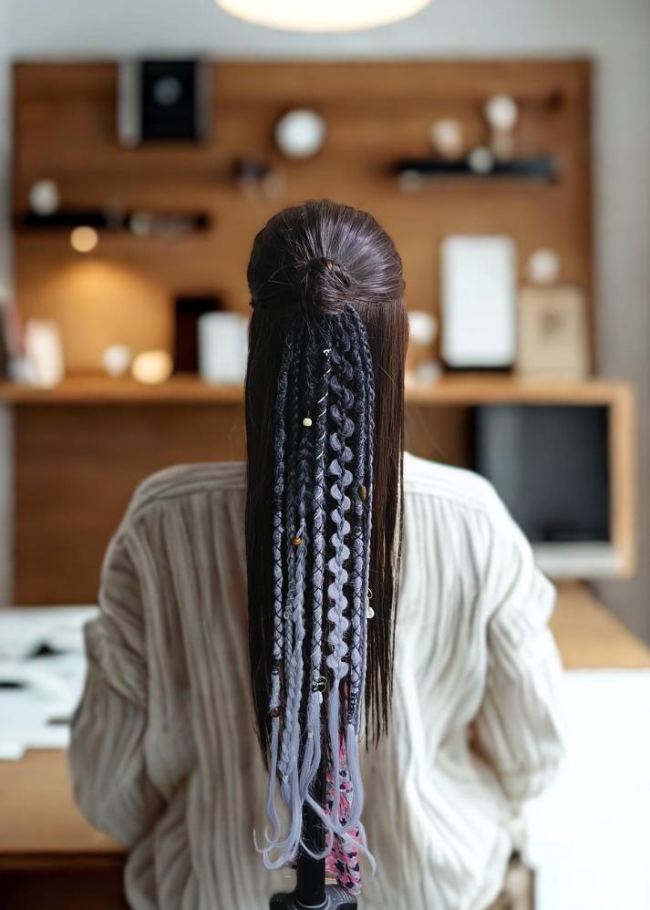 Dreadlocks Haarreif Schwarz Und Dunkelgrau Dreadlocks Haarreif Schwarz Und Dunkelgrau von Etsy - Draidsnbraids