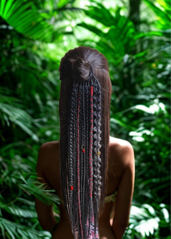 Schwarz & Dunkelgraues Dreads Und Braids Band Schwarz & Dunkelgraues Dreads Und Braids Band von Etsy - Draidsnbraids