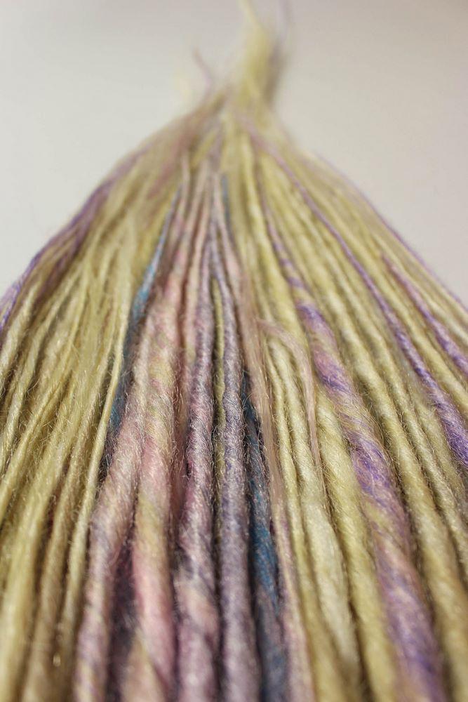40 Dreads, Volles Set Aus Warmen Blond - Und Pastel-Farben Rosa, Blau, Violett, Perfekt Für Blondes Haar, Summer Style, Festival Dreadlocks von Etsy - DreadlocksBarcelona