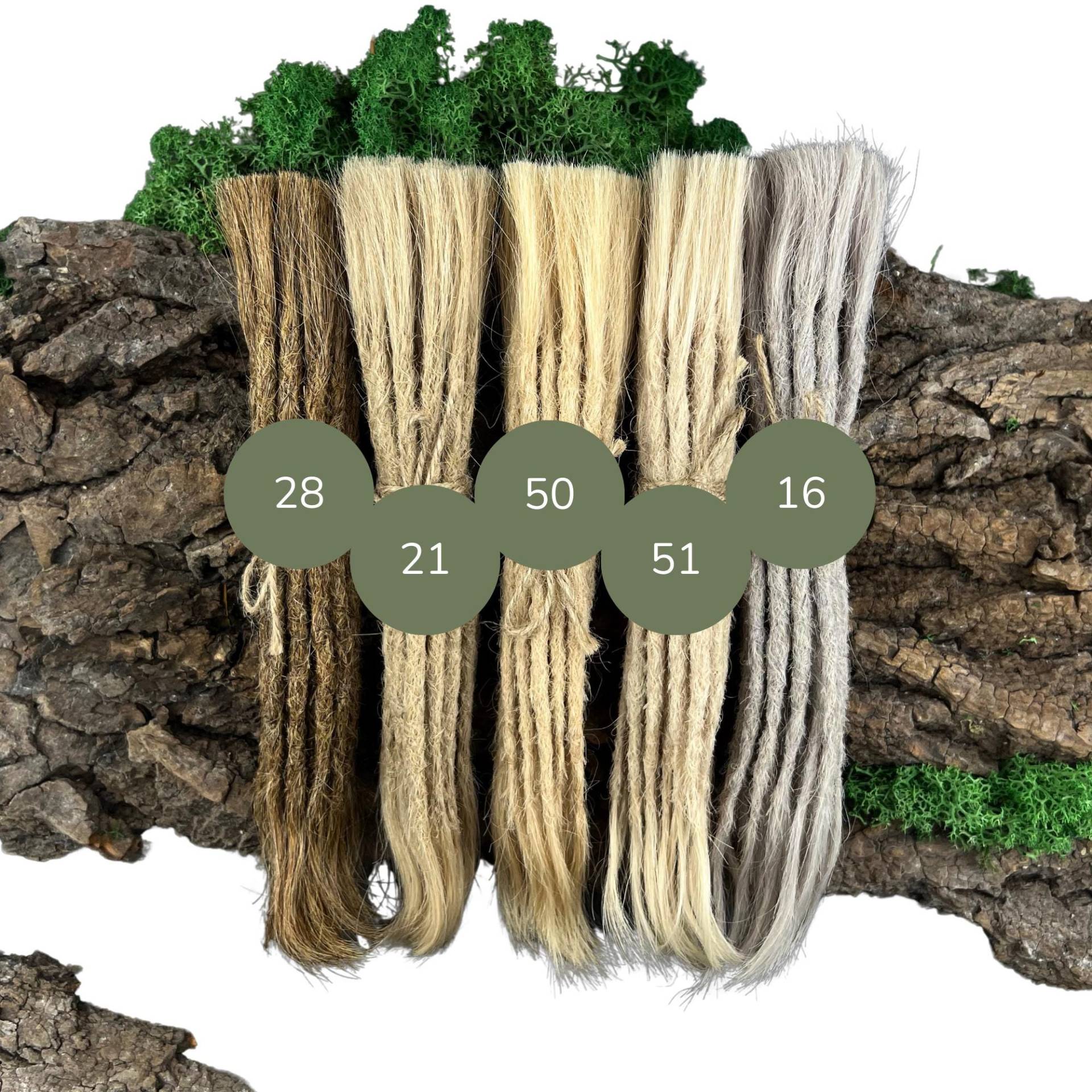 Gehäkelte Dreadlock-Extensions Aus 100 % Echthaar - Blonde Dreads Farbnummer Und Anzahl Frei Wählbar von Etsy - DreadlocksEurope