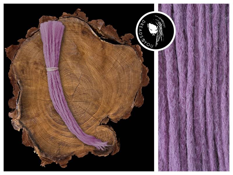 Dreadlock Dread Extensions in Der Farbe Flieder 35-40cm Länge Ø 5-7mm Aus Qualitativ Hohen Europ. Schnittzöpfen Handarbeit Hergestellt von Etsy - Dreads4youShop