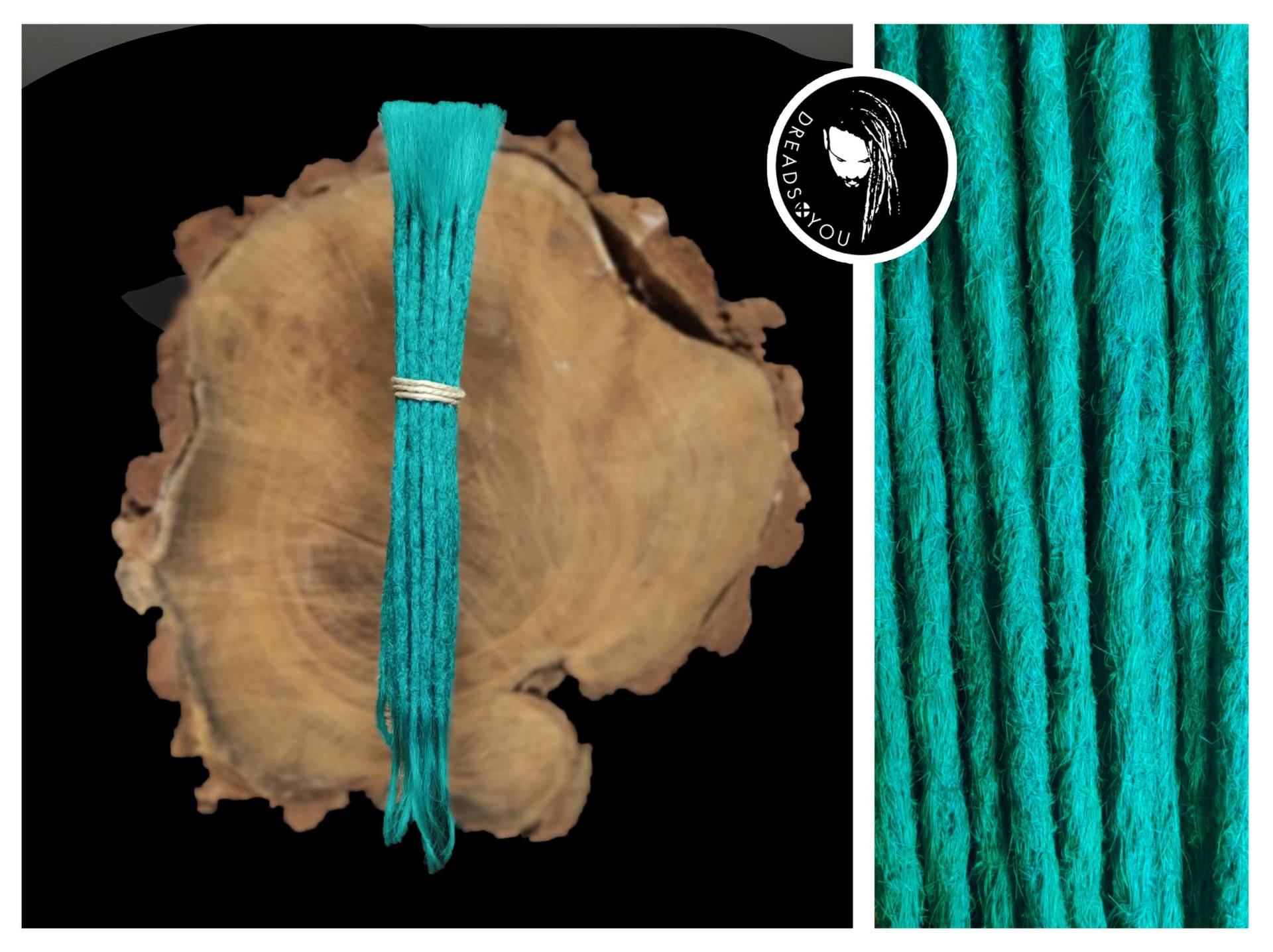 Dreadlock Dread Extensions in Der Farbe Türkis 35-40cm Ø4-6mm Länge Aus Qualitativ Hohen Europ. Schnittzöpfen Handarbeit Hergestellt Dreadlock Dread Extensions in Der Farbe Türkis 35-40cm Ø4-6mm Länge Aus Qualitativ Hohen Europ. Schnittzöpfen Handarbeit Hergestellt von Etsy - Dreads4youShop