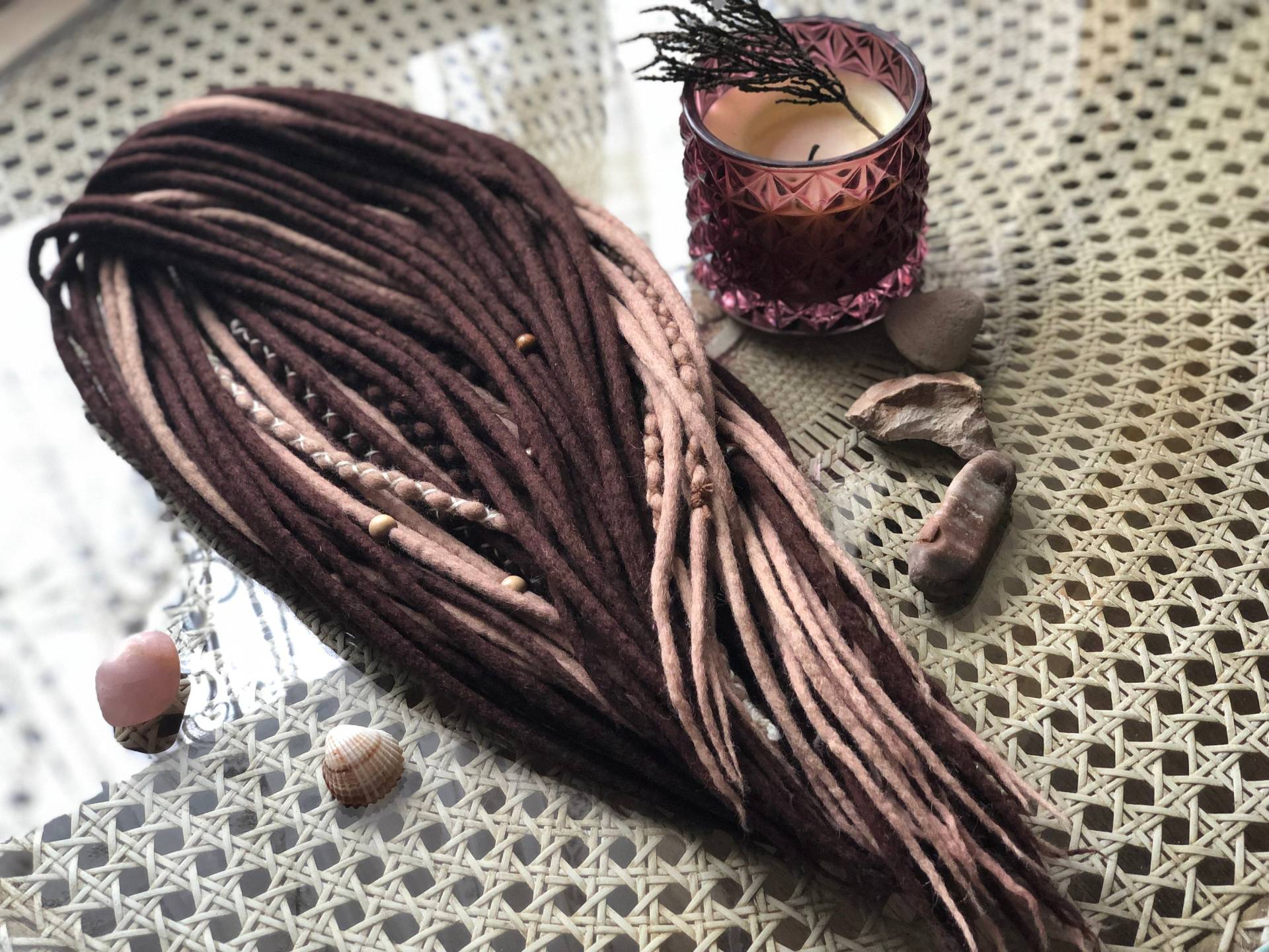 Dunkelbraune Und Natürlich Aschblonde Doppelendige Einseitige Dreads Merino Dreadlocks Dunkelbraune Und Natürlich Aschblonde Doppelendige Einseitige Dreads Merino Dreadlocks von Etsy - DreadsByHolly