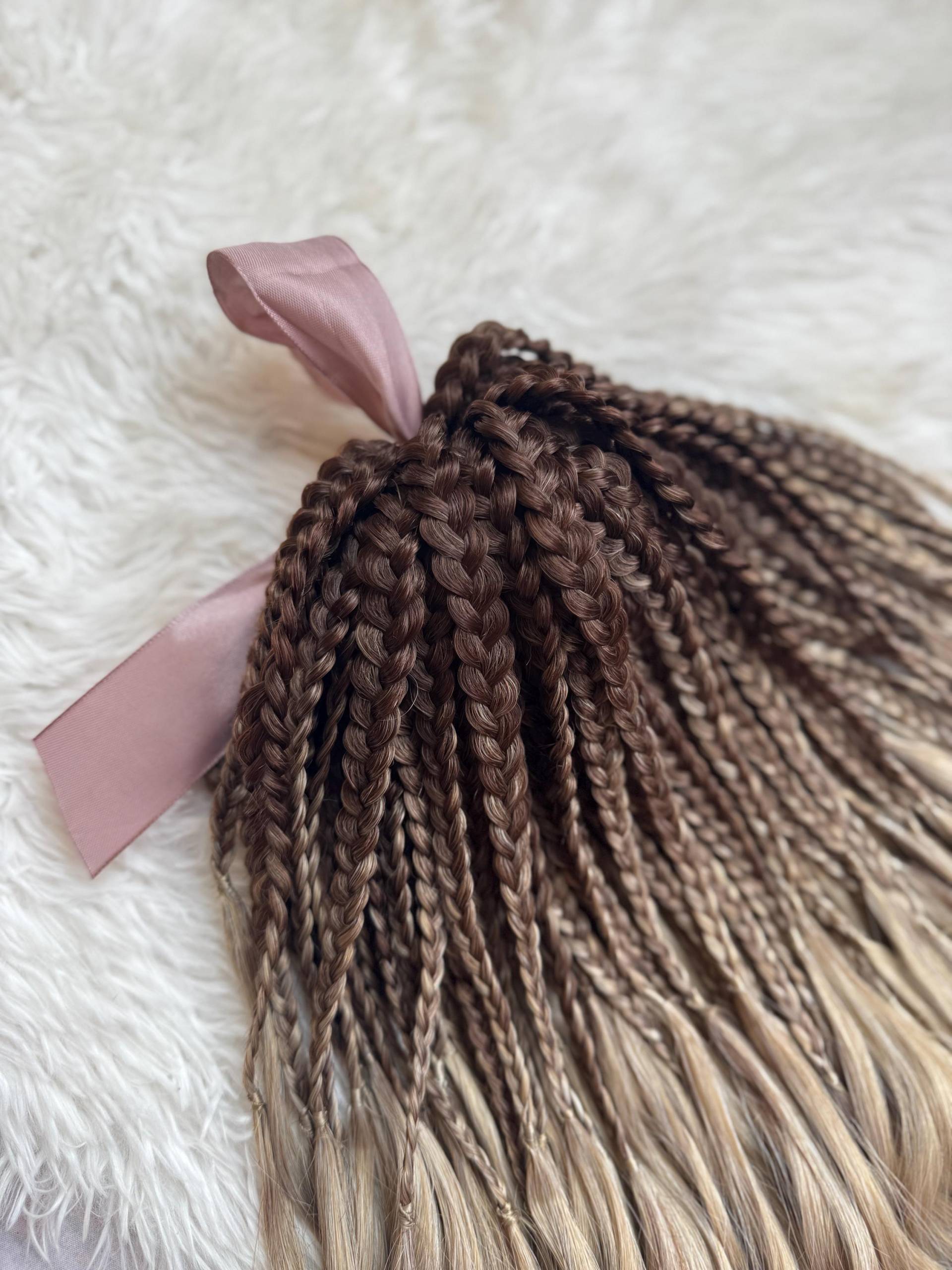 Boho Zöpfe Mit Lockeren Locken | Komplettes Set 54 Stück De Häkelborten Ombre Braun Zu Aschblond Wiederverwendbare Handgemachte Haarverlängerungen Boho Zöpfe Mit Lockeren Locken | Komplettes Set 54 Stück De Häkelborten Ombre Braun Zu Aschblond Wiederverwendbare Handgemachte Haarverlängerungen von Etsy - DreadsDream