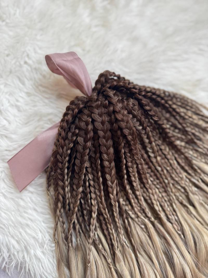 Boho Zöpfe Mit Lockeren Locken | Komplettes Set 54 Stück De Häkelborten Ombre Braun Zu Aschblond Wiederverwendbare Handgemachte Haarverlängerungen Boho Zöpfe Mit Lockeren Locken | Komplettes Set 54 Stück De Häkelborten Ombre Braun Zu Aschblond Wiederverwendbare Handgemachte Haarverlängerungen von Etsy - DreadsDream