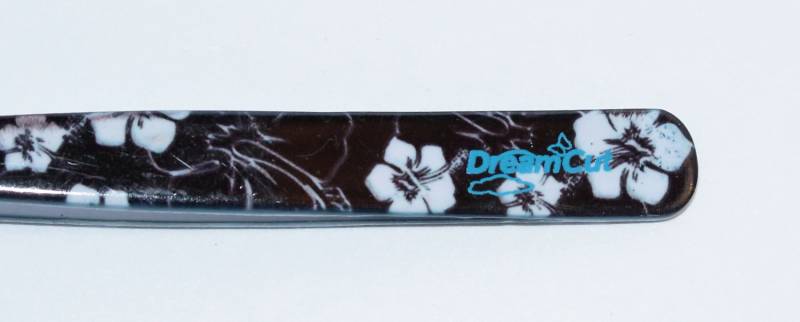 Dreamcut Black Mit Weißen Blumen Experte Slant Pinzette von Etsy - DreamCutToolsUSA