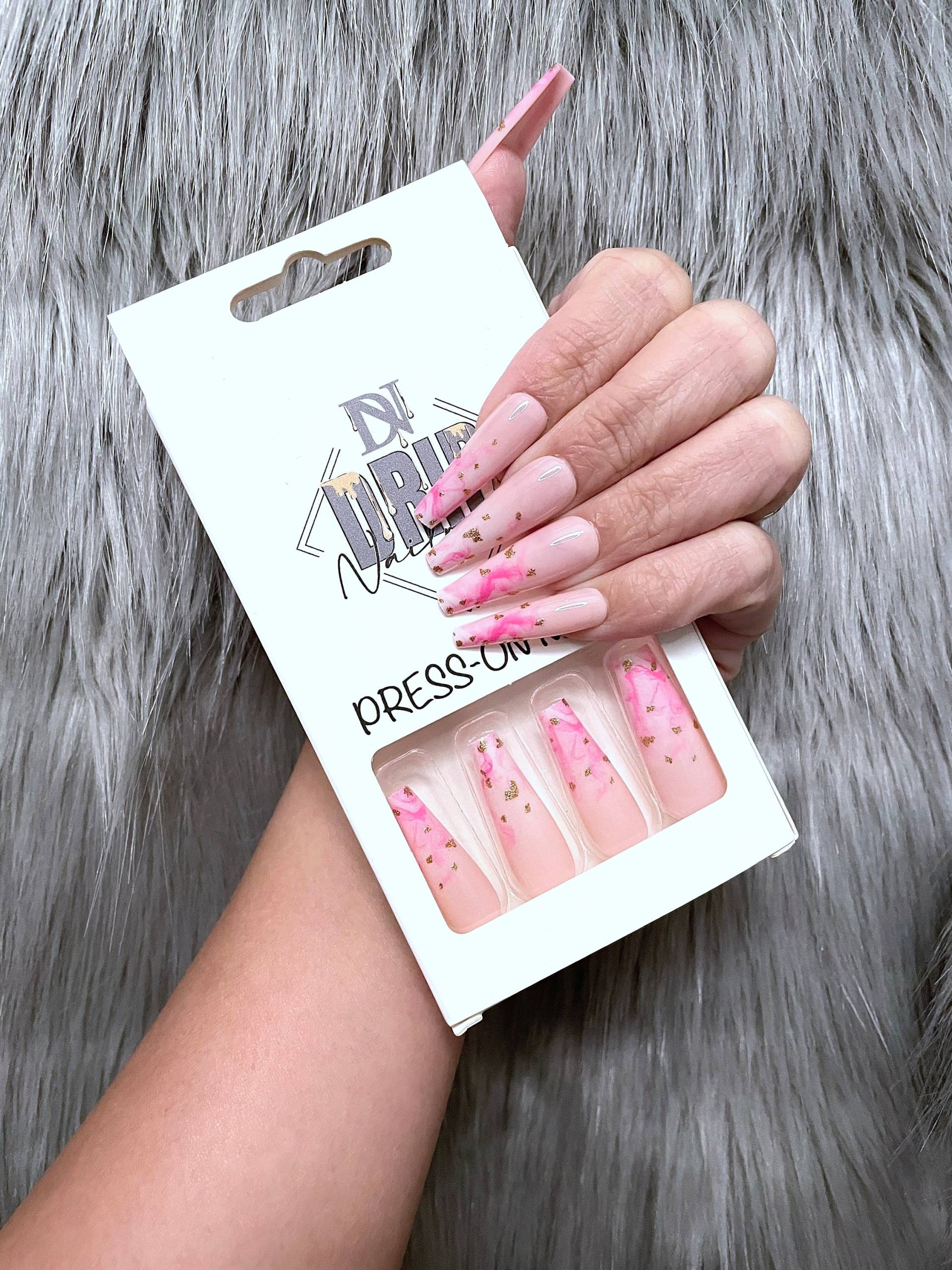 Baby Rosa Nägel Baby Rosa Nägel von Etsy - DripNailroom