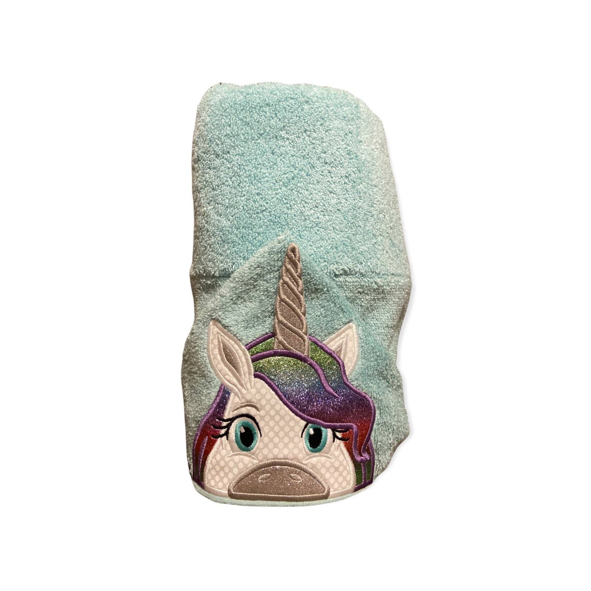 Einhorn Kapuzenhandtuch von Etsy - EJBanks