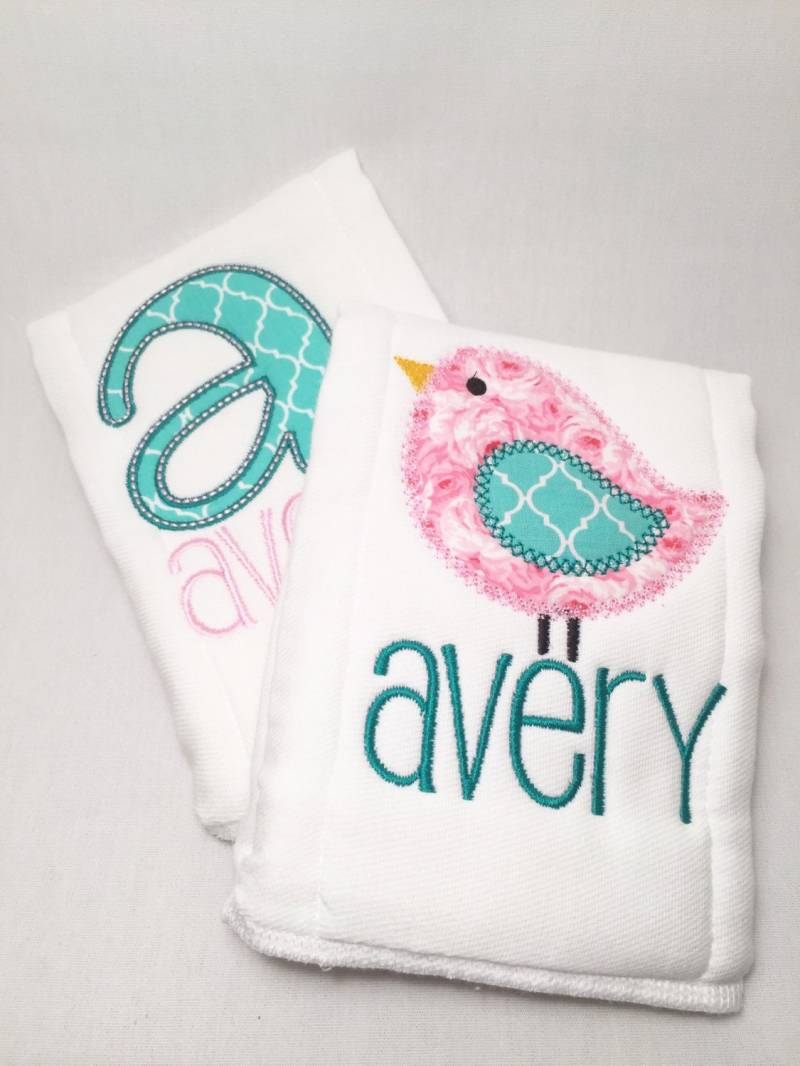 Spucktuch Set Mit Applikation Spucktuch Set Mit Applikation von Etsy - ELLCustomDesign