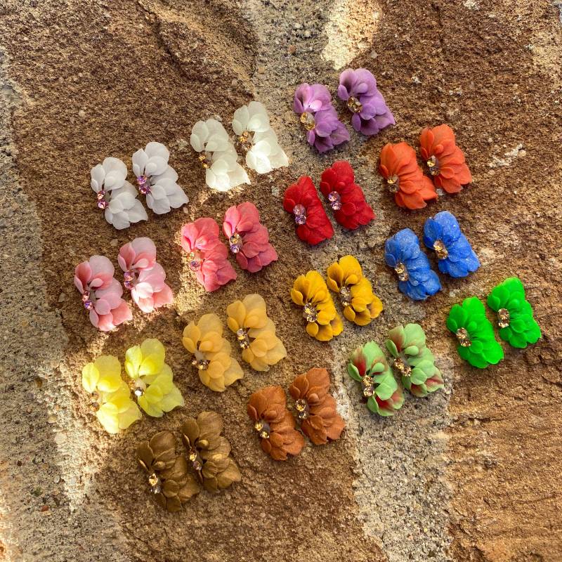 2Er Set - 3D Acryl Blumen | 3D Kunst Anhänger Nagel Charms Nailart Dekor Handarbeit von Etsy - EMOINailShop