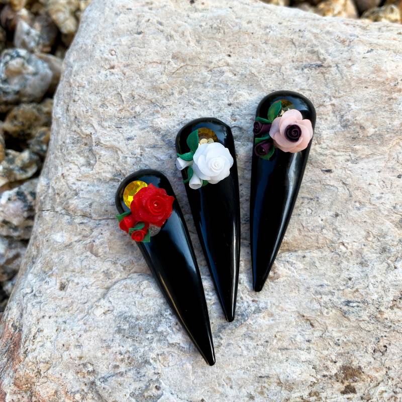 3D Acryl Blumen - Pulchra von Etsy - EMOINailShop