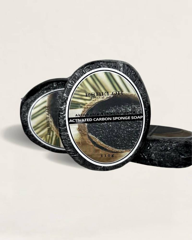 Aktiv Kohle Schwammseife/Activated Carbon Spone Soap Aktiv Kohle Schwammseife/Activated Carbon Spone Soap von Etsy - ESbelor