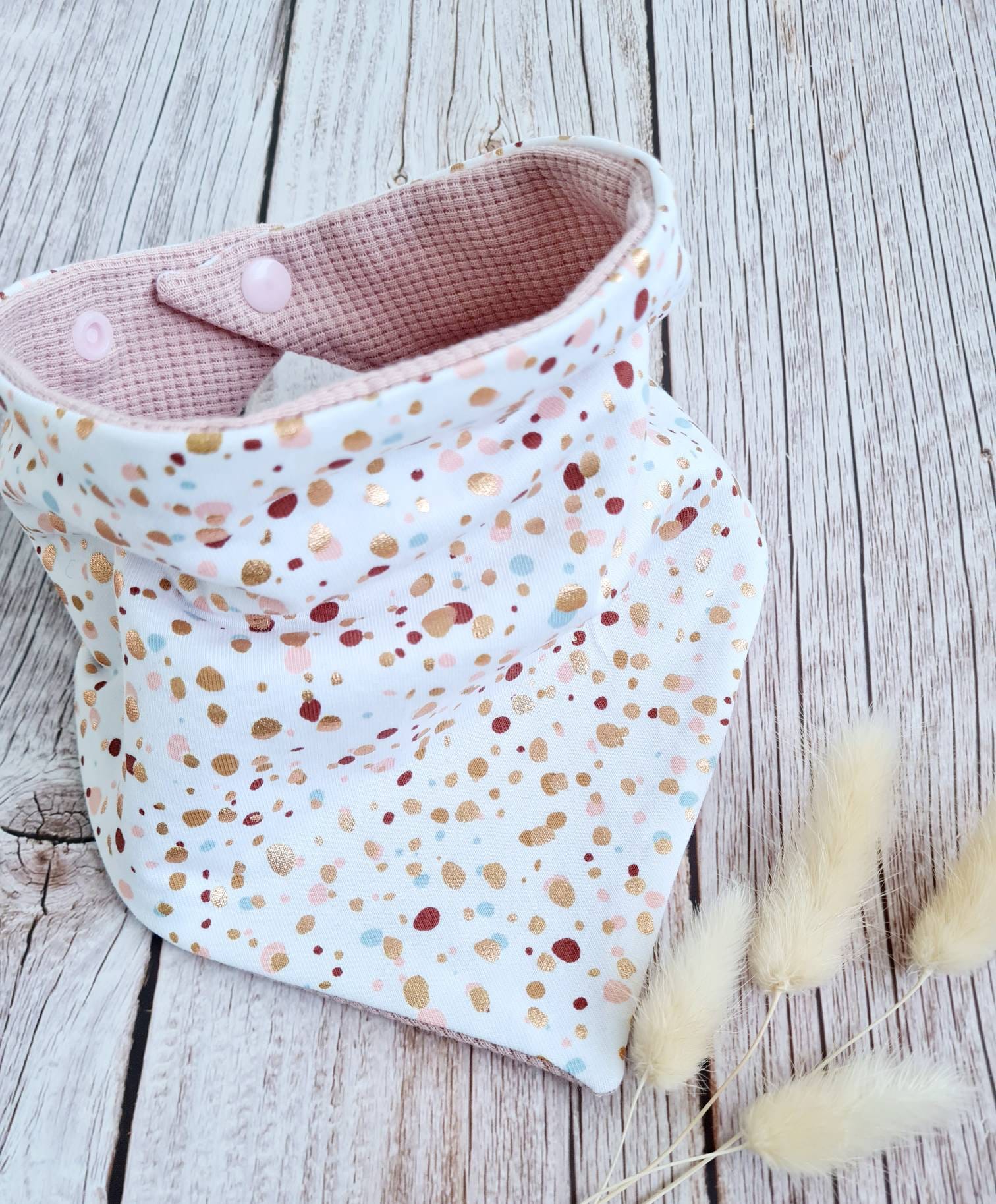 Halstuch Schal Dreieckstuch Baby Metallic Punkte Gesprenkelt Tupfen Nuderosa 62 68 74 80 86 92 98 104 110 Handmade Halstuch Schal Dreieckstuch Baby Metallic Punkte Gesprenkelt Tupfen Nuderosa 62 68 74 80 86 92 98 104 110 Handmade von Etsy - ETStoffzauber