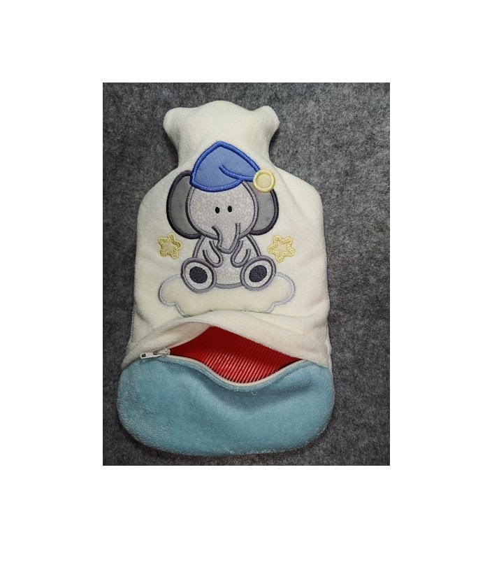 Wärmeflaschenhülle "Wolkenelefant" Wärmeflaschenhülle "Wolkenelefant" von Etsy - EasystitchShop