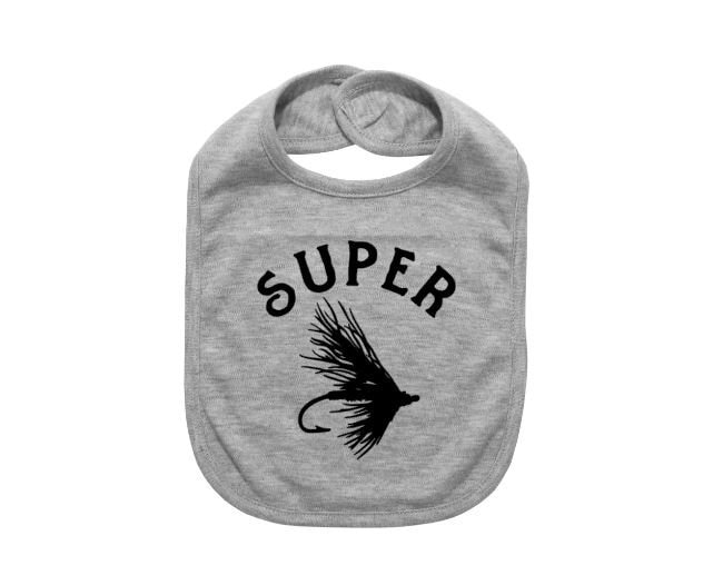 Baby Fly Fishing Bib, Super Fly, Baby, Dusche, Gift For Newborn Säugling Funny Bibs, Cute Bib von Etsy - EbenezerFire