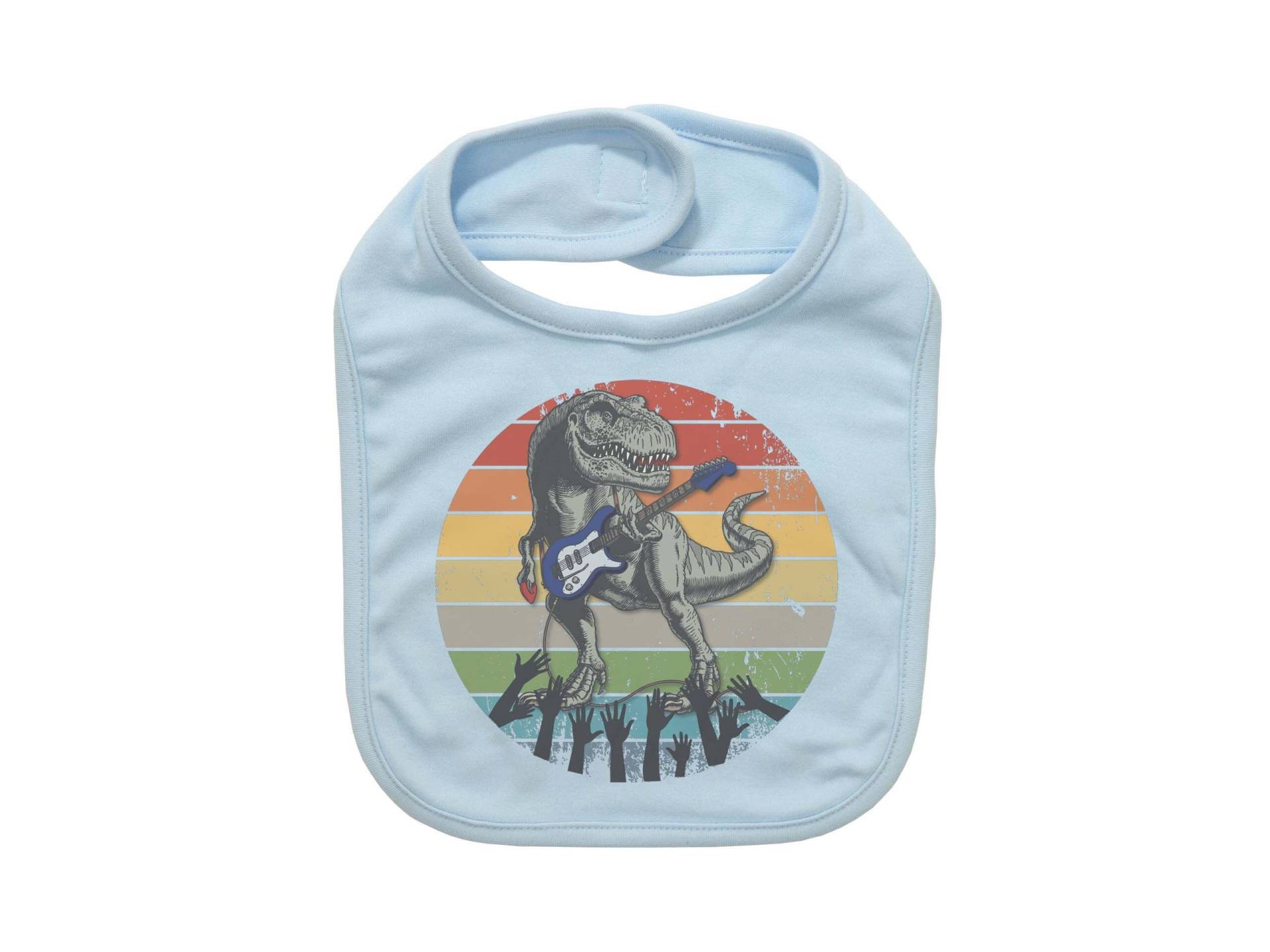 Baby Gitarre Lätzchen, Dino, Dinosaurier Spielen Gitarre, Zukunft Rockstar, Super Soft, Sublimiertes Design, Gitarrist Bib von Etsy - EbenezerFire