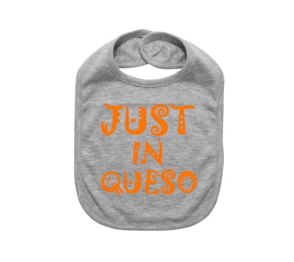 Baby Queso Bib, Just in Queso, Neugeborene Bibs, Baby-Dusche Geschenk, Funny Apparel, Cheese Dip, Säugling-Bibs, Trendy von Etsy - EbenezerFire