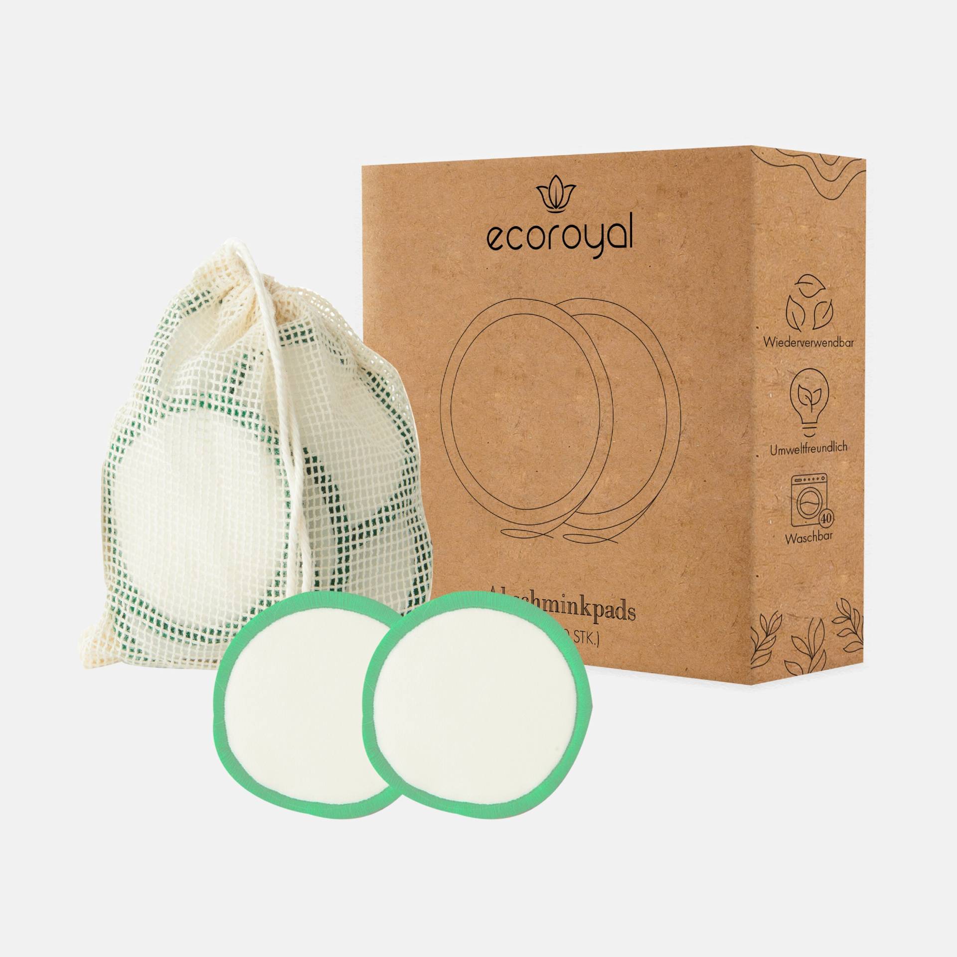 50 Stück Abschminkpads Waschbar | Wiederverwendbare Wattepads Aus Bambus Und Baumwolle 2-Lagen |Inkl. Wäschenetz 50 Stück Abschminkpads Waschbar | Wiederverwendbare Wattepads Aus Bambus Und Baumwolle 2-Lagen |Inkl. Wäschenetz von Etsy - Ecoroyal