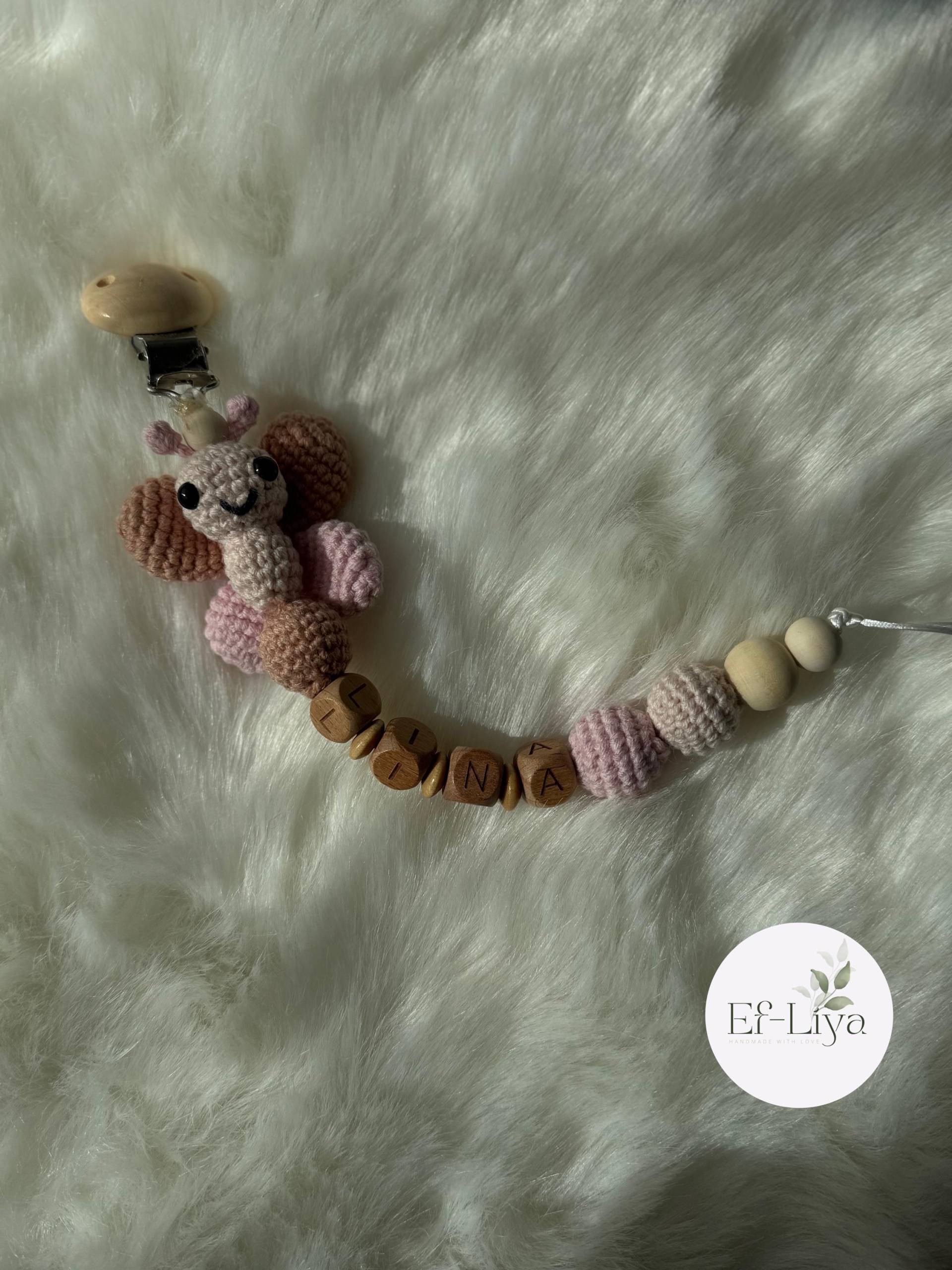 Schnullerkette Handgefertigt Schnullerkette Handgefertigt von Etsy - EfLiya