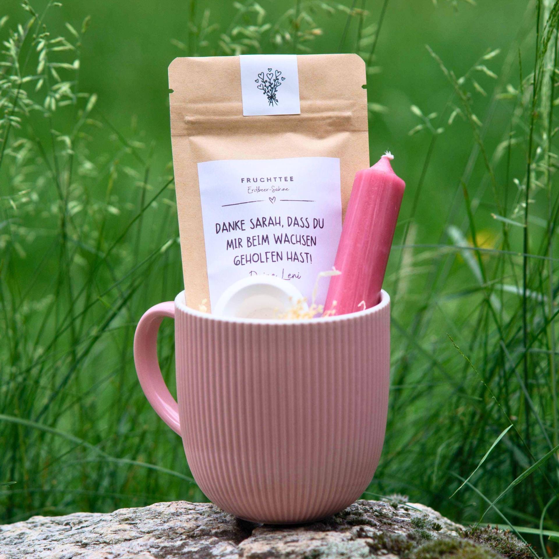 Abschiedsgeschenk Erzieher Lehrer Tagesmutter - Geschenkset Mit Tasse, Kerze & Wunschfüllung Dankeschön Kindergarten Schule Krippe von Etsy - EinzelstueckimGlueck