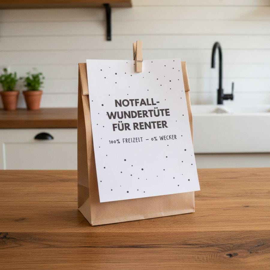 Notfall-Wundertüte Für Rentner - Lustiges Geschenk Zur Rente Abschiedsgeschenk Kollege Ruhestand Renteneintritt Mann Frau von Etsy - EinzelstueckimGlueck
